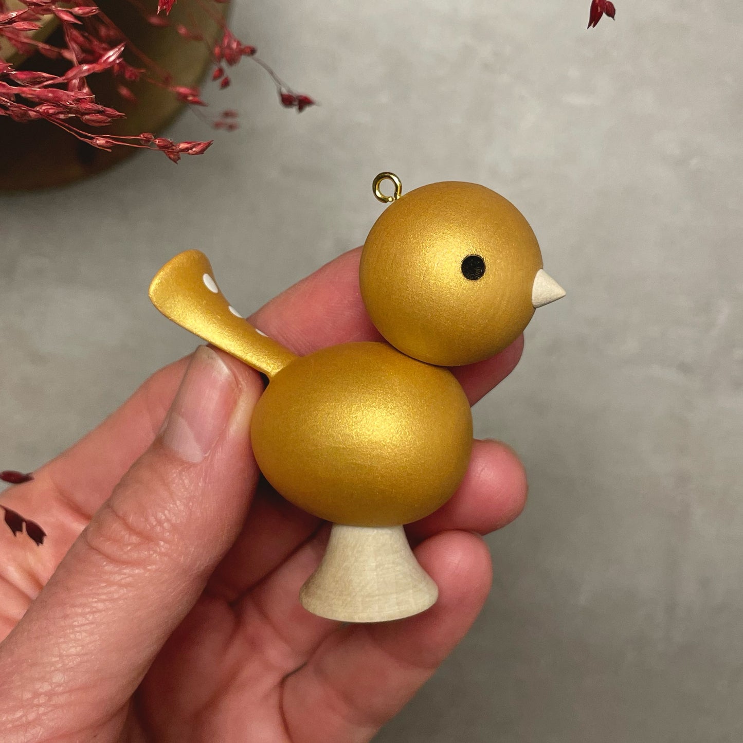Wooden Bird - GOLD