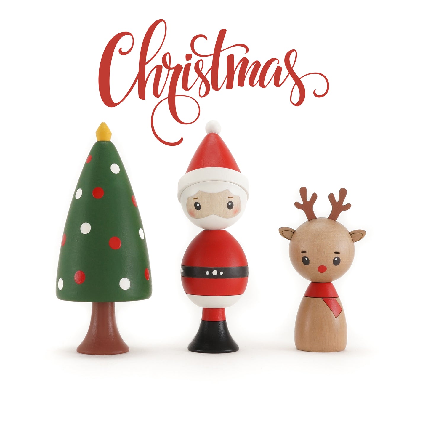 Santa, Rudolf & Christmas Tree