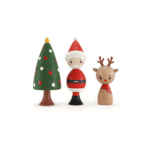 Santa, Rudolf & Christmas Tree